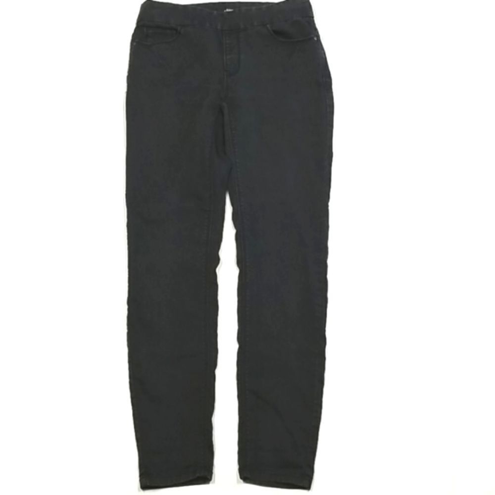 🎁5/$25 Sale Reitman's R Jeans Women's 5 Black Shinny Pull On Jeans